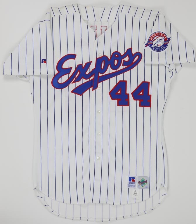 Baseball Equipment - 1994 Ken Hill Montreal Expos Game Worn Jersey