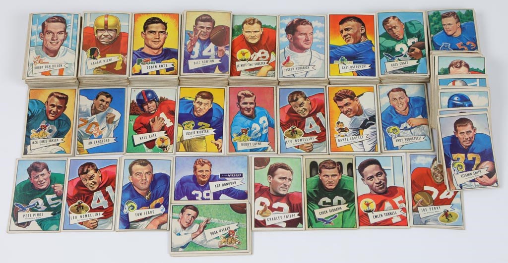 1952 Bowman Small Football Collection with Hall of Famers (340+)