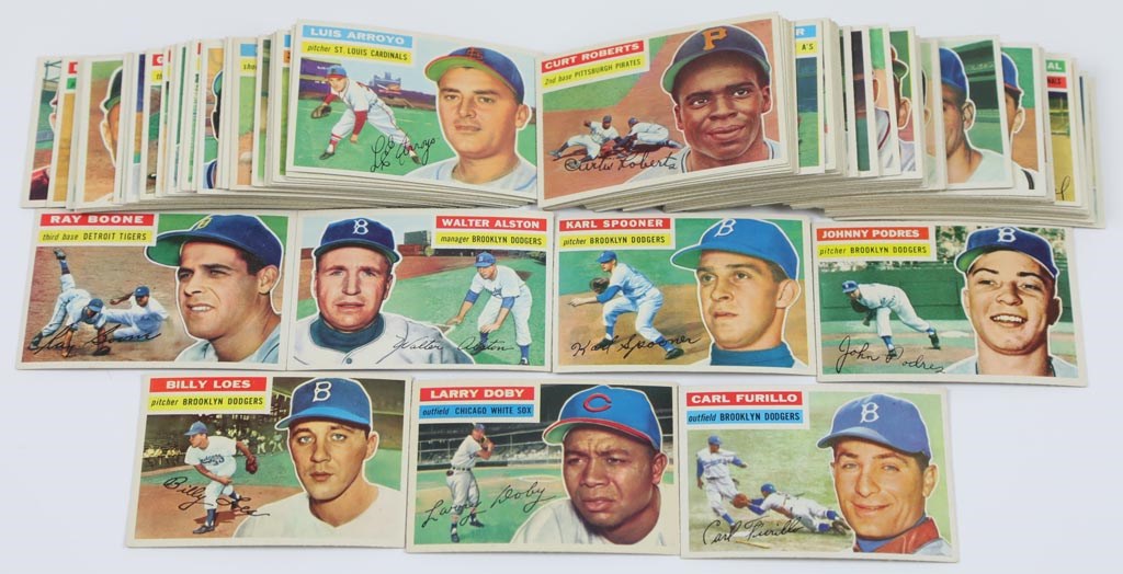 1956 Topps Baseball Collection with Stars (110)