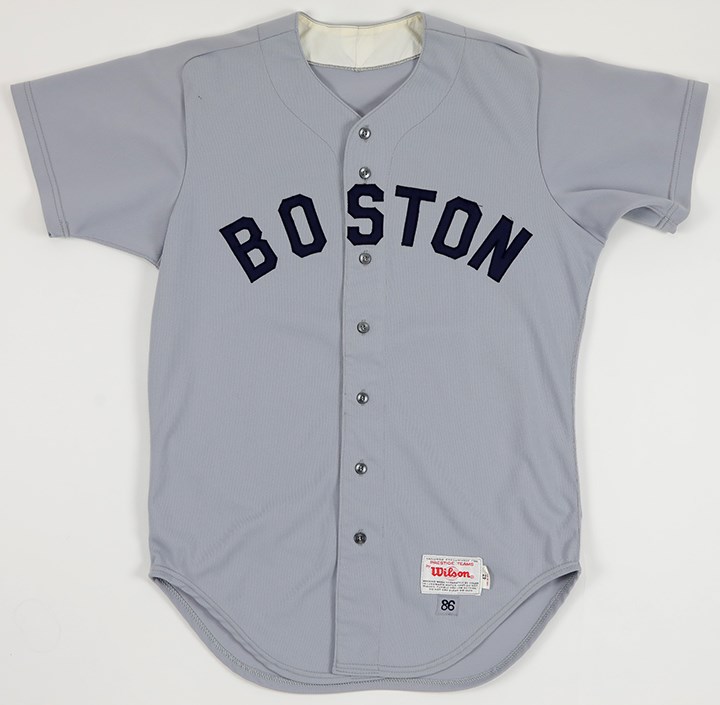 - 1986 Boston Red Sox Game Issued Jersey