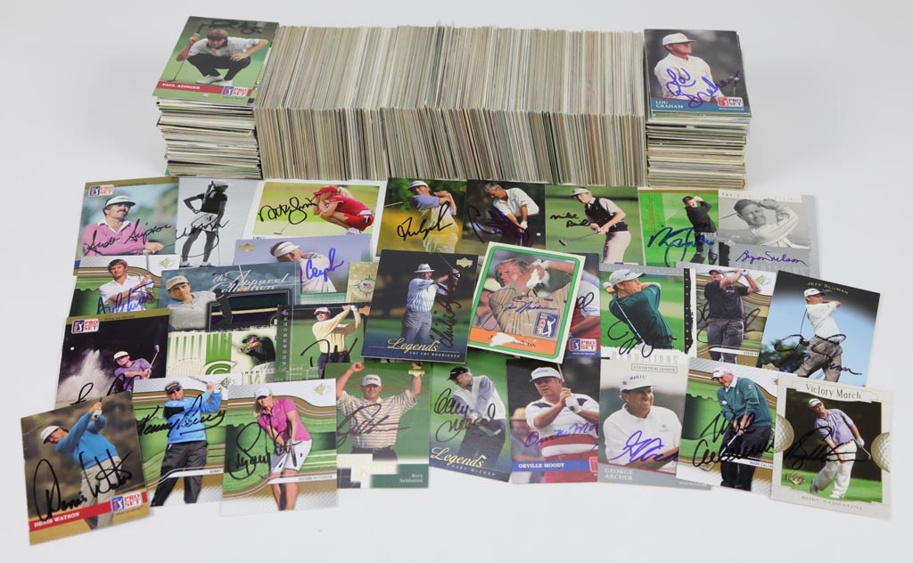 Golf Cards - Massive Golf Card Autograph Archive (800+)