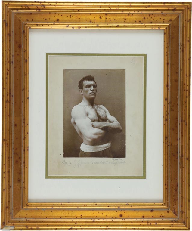 Muhammad Ali & Boxing - Circa 1900 James J. Jeffries "Muscular Development" Photograph