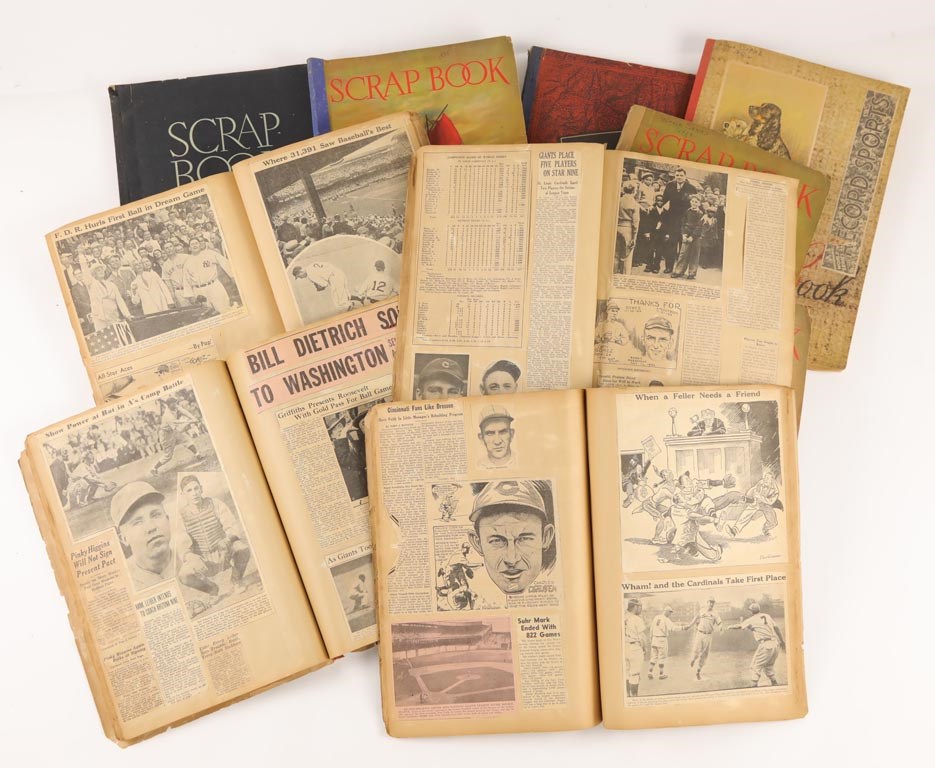 Baseball Memorabilia - 1930's Baseball Scrapbook Collection (13)