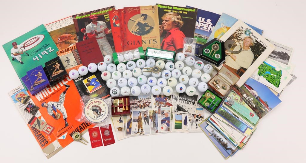 Major Sports Ephemera and Memorabilia with Jeter Figurine