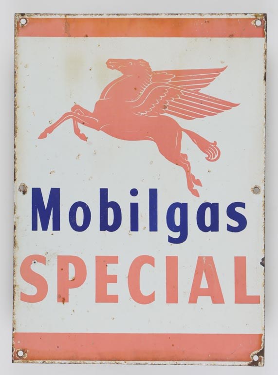 - Mobilgas SPECIAL Porcelain Sign