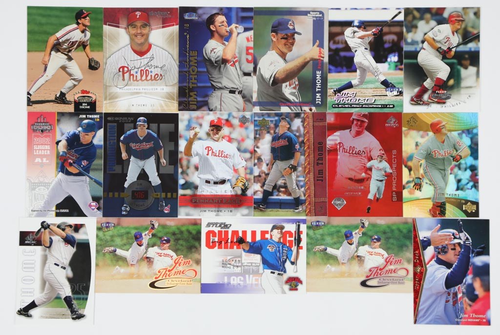 Collection of Jim Thome Inserts & Cards (1000+)