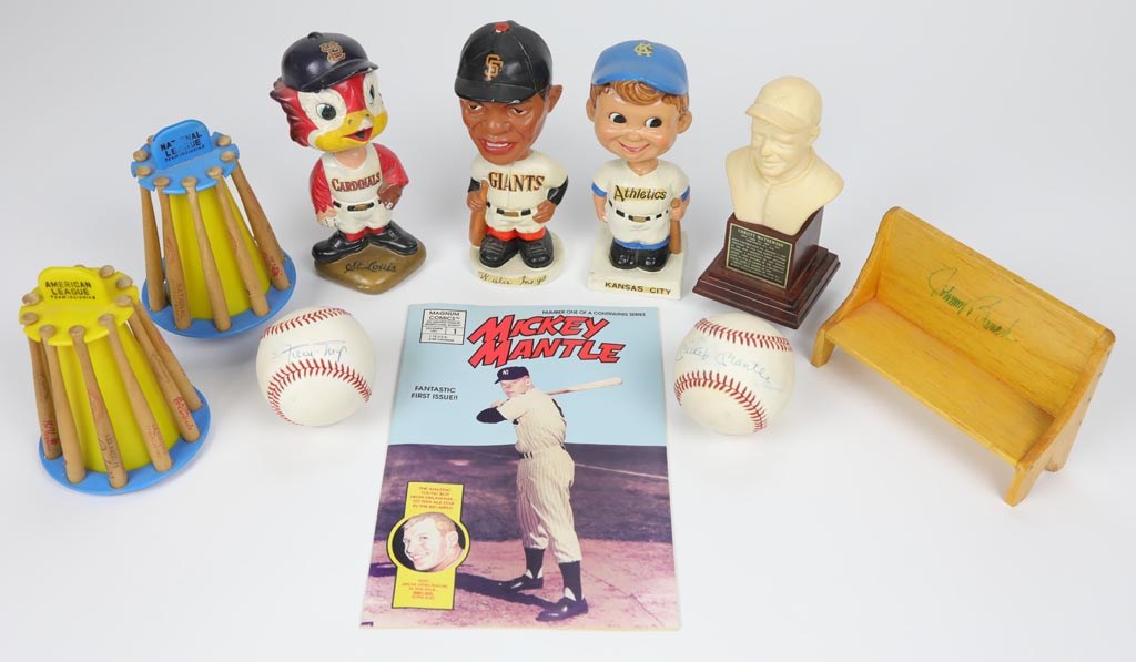 Baseball Autographs and Memorabilia Collection with HOFers
