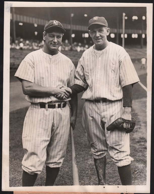 - 1935 Lou Gehrig 1600th Consecutive Game Type 1 Photo