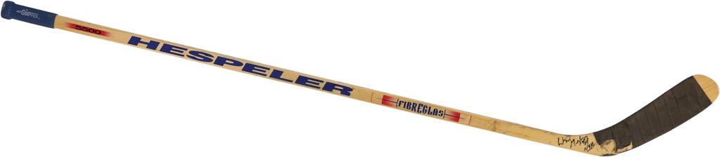 Hockey - Circa 1999 Wayne Gretzky Game Used New York Ranger Stick