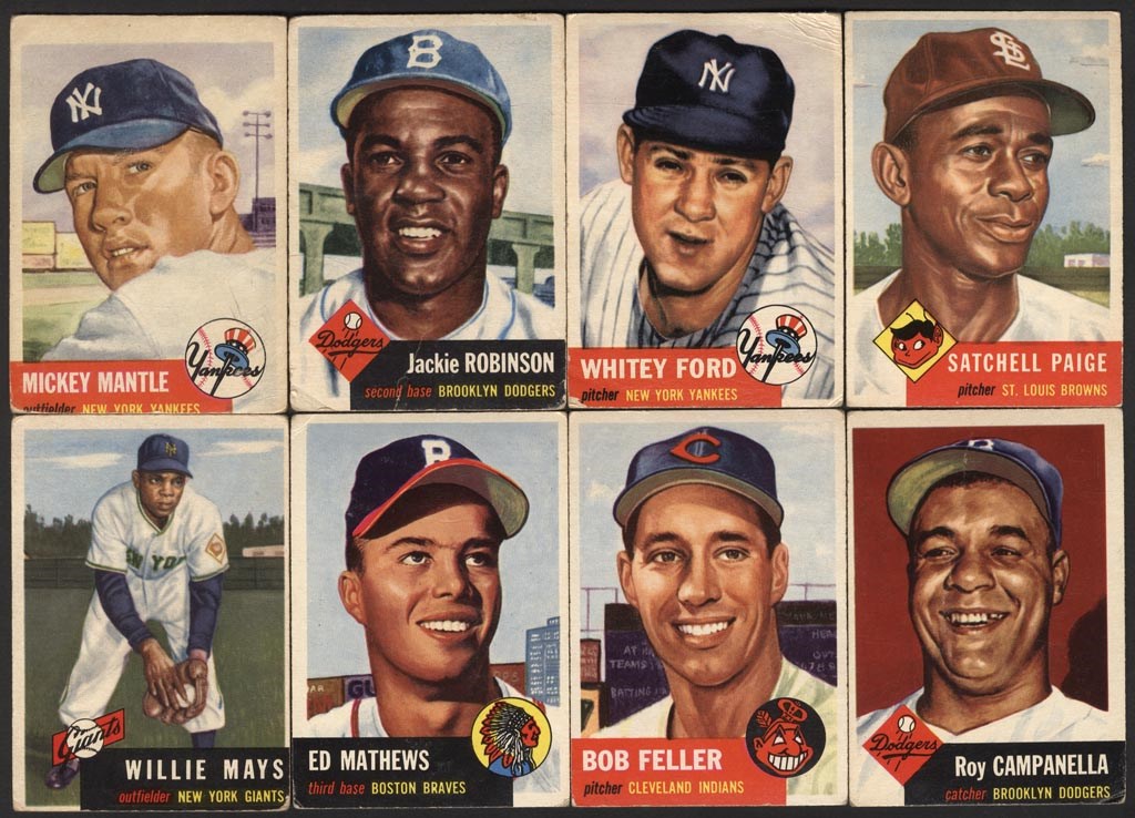 Baseball and Trading Cards - 1953 Topps Baseball Complete Set (274)