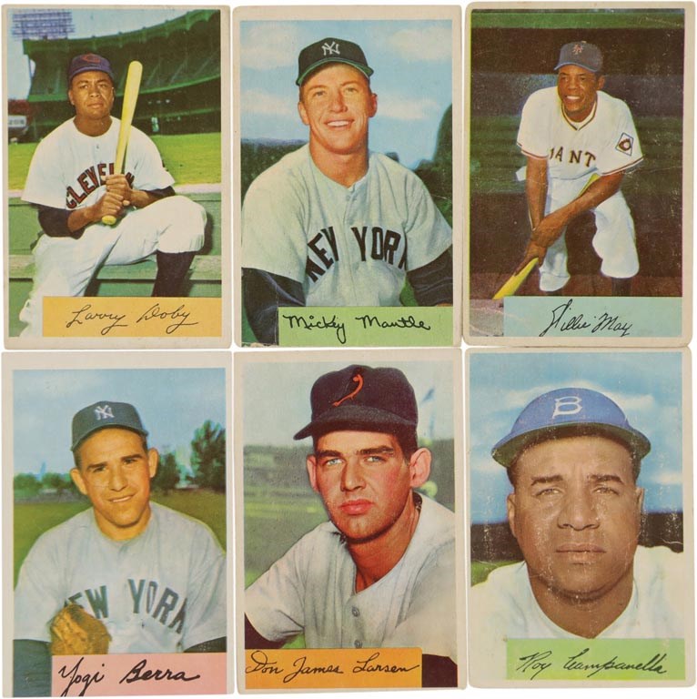 Baseball and Trading Cards - 1954 Bowman Baseball Near-Complete Set (223/224)