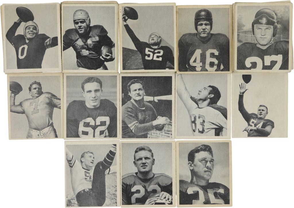 Football Cards - 1948 Bowman Football Near-Complete Set