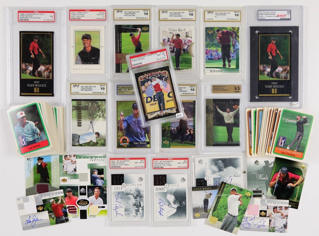 Golf Cards - Golf Card Collection w/ Rare Tiger Woods