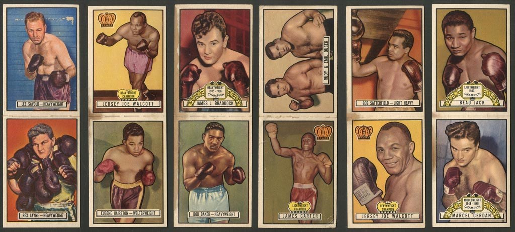 - 1951 Ringside Boxing Panels and Advertising Backs (26)