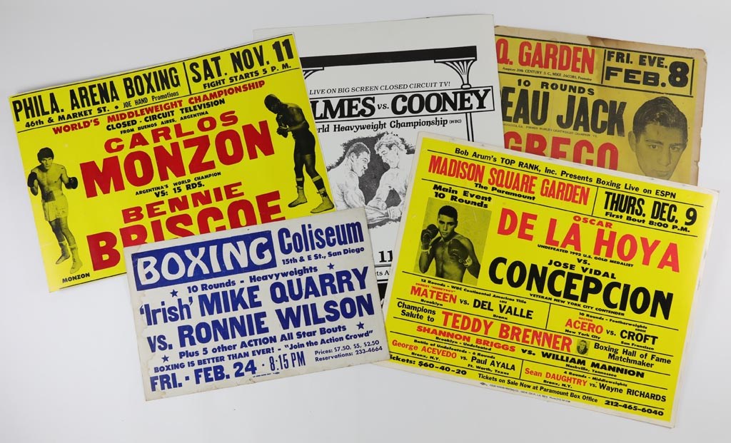 Muhammad Ali & Boxing - 1946-2006 Boxing Posters Lot of 17