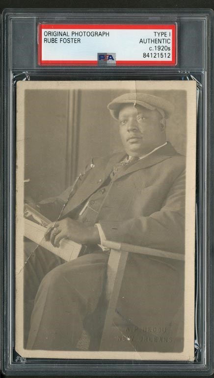 - 1920s Rube Foster Type I Photo from His Estate (PSA)