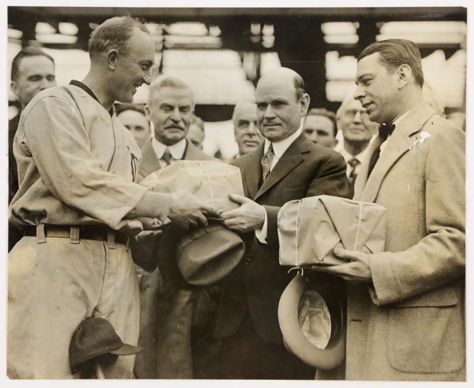 Vintage Sports Photographs - 1924 Ty Cobb "20th Anniversary" Type 1 Photo