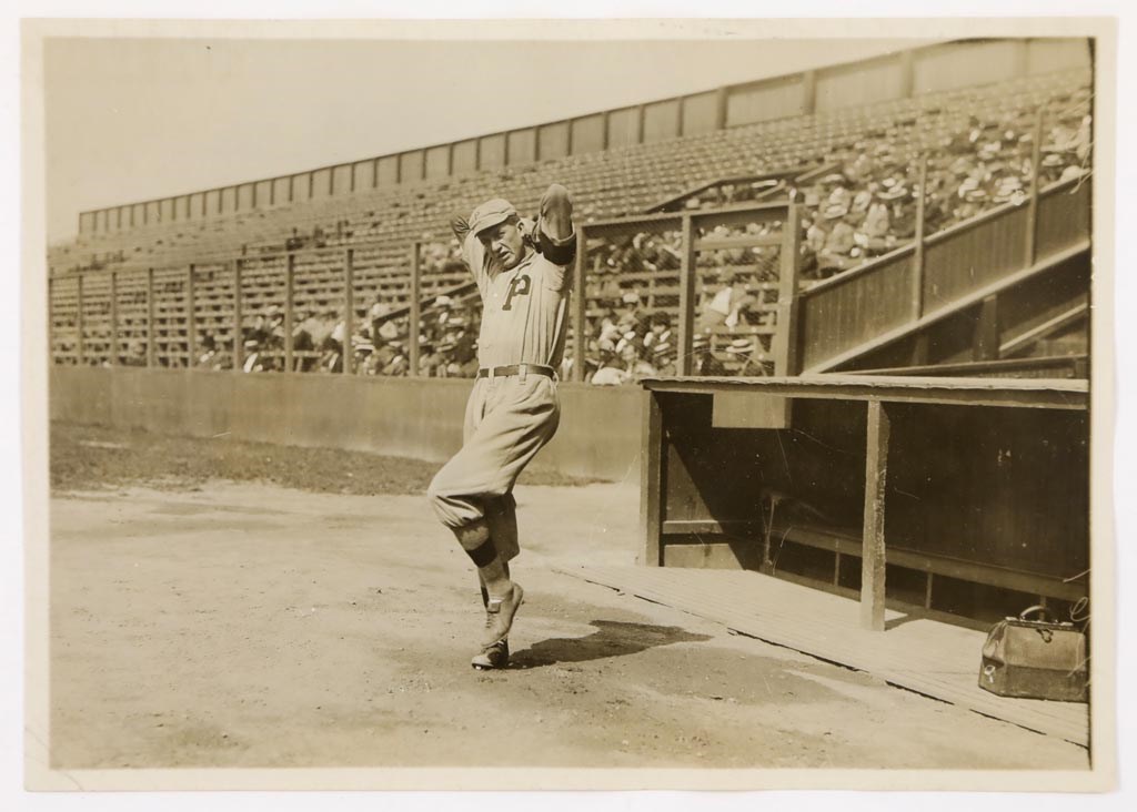Vintage Sports Photographs - 1910s Grover Cleveland Alexander Type I Baseball Photo