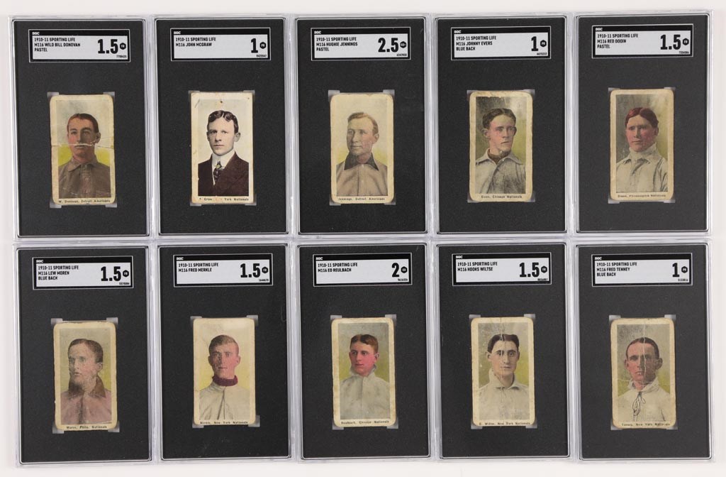 - 1910-11 M116 Sporting Life Collection SGC (10)