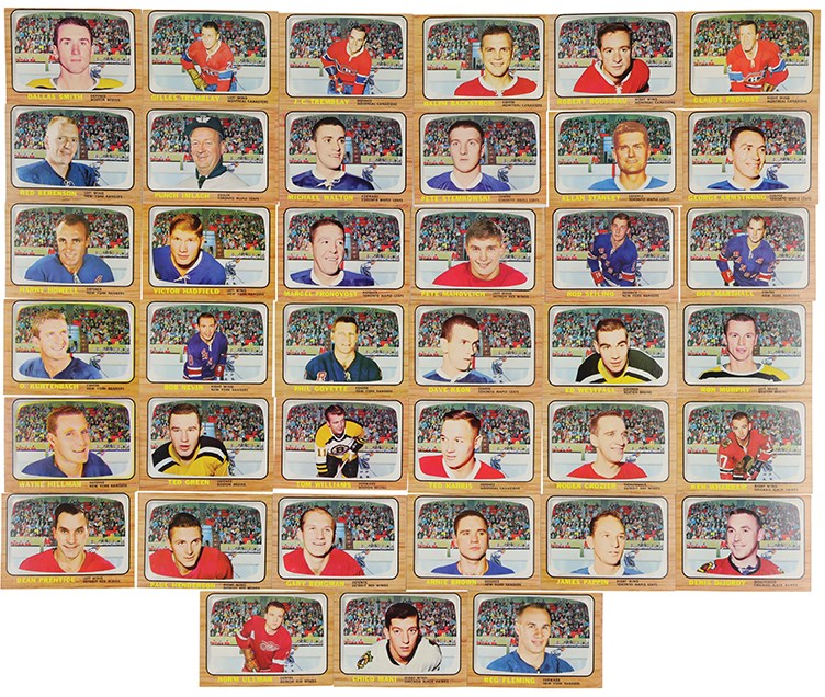 Hockey Cards - High Grade 1966-67 Topps USA Test Hockey Lot (35+)