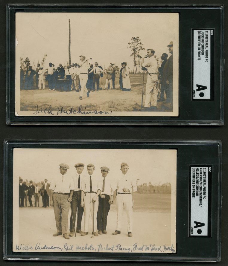 Olympics and All Sports - 1900s Important Golfers Real Photo Postcards (SGC)