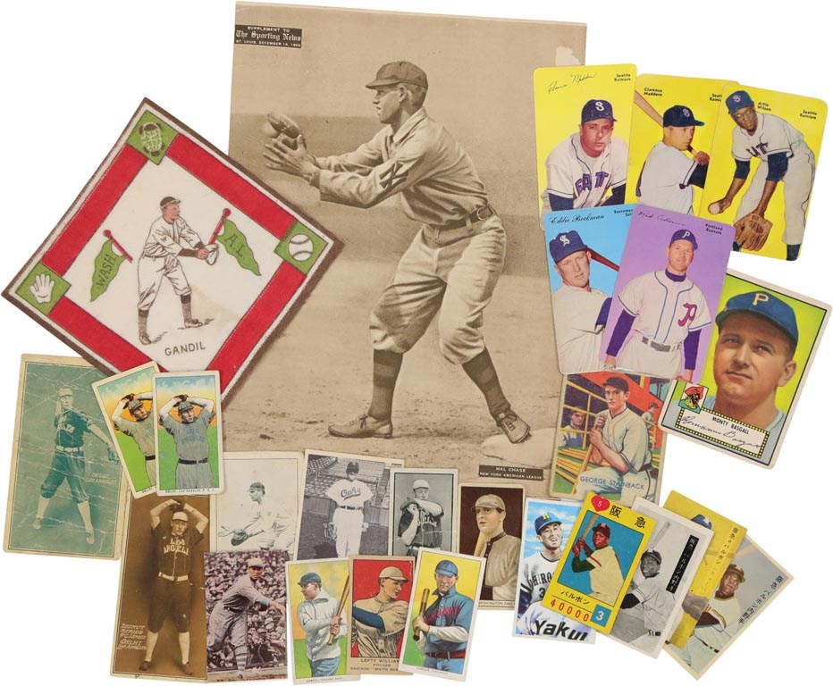Baseball and Trading Cards - 1900s-50s T206, Obak, Zeenut and Obscurities Collection (20+)