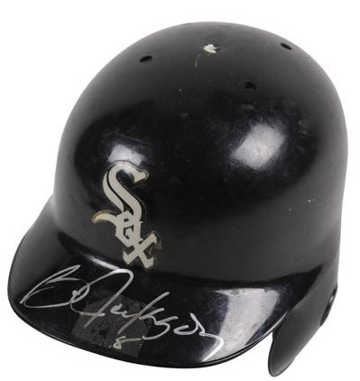Baseball Equipment - Circa 1991 Bo Jackson Chicago White Sox Game Worn Helmet (MEARS)