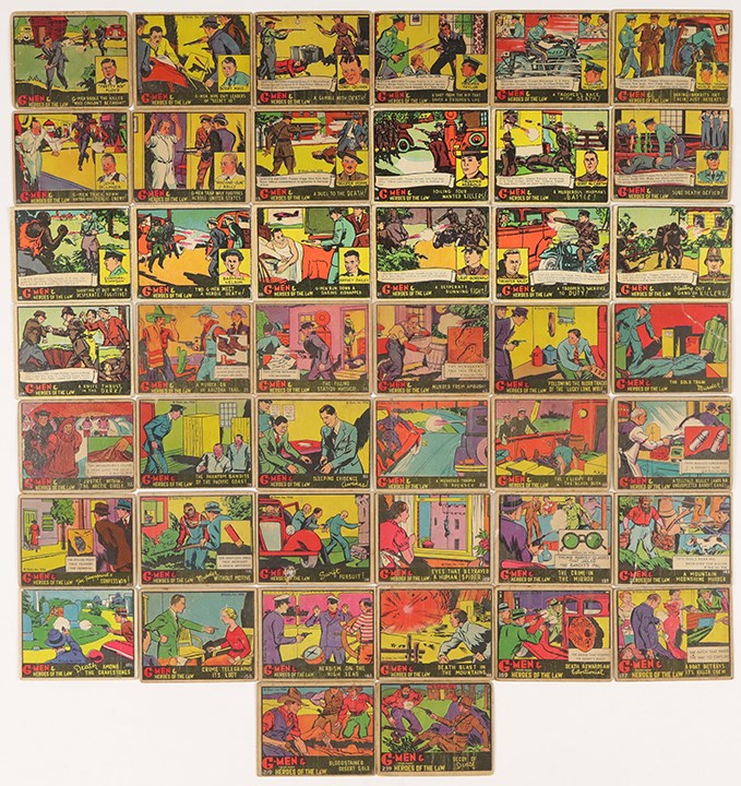 - 1936 Gum Inc. G-Men and Heroes of the Law Collection (81)