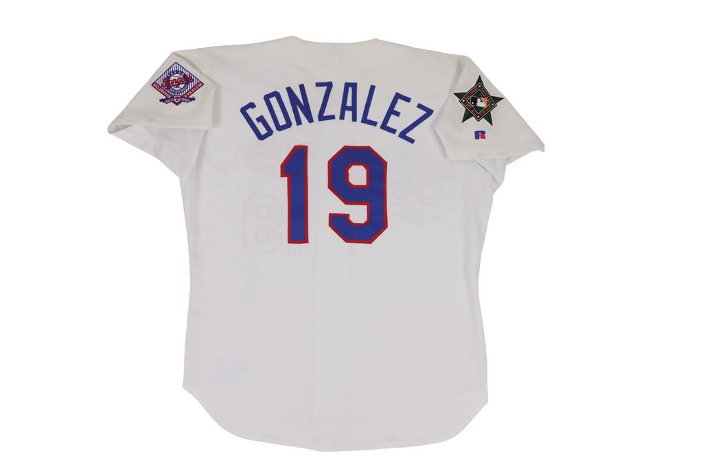 - 1993 Juan Gonzalez Texas Rangers All-Star Game Worn Jersey