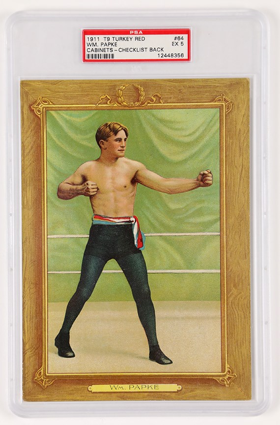 Boxing Cards - 1911 T9 Turkey Red Boxing Cards (7)