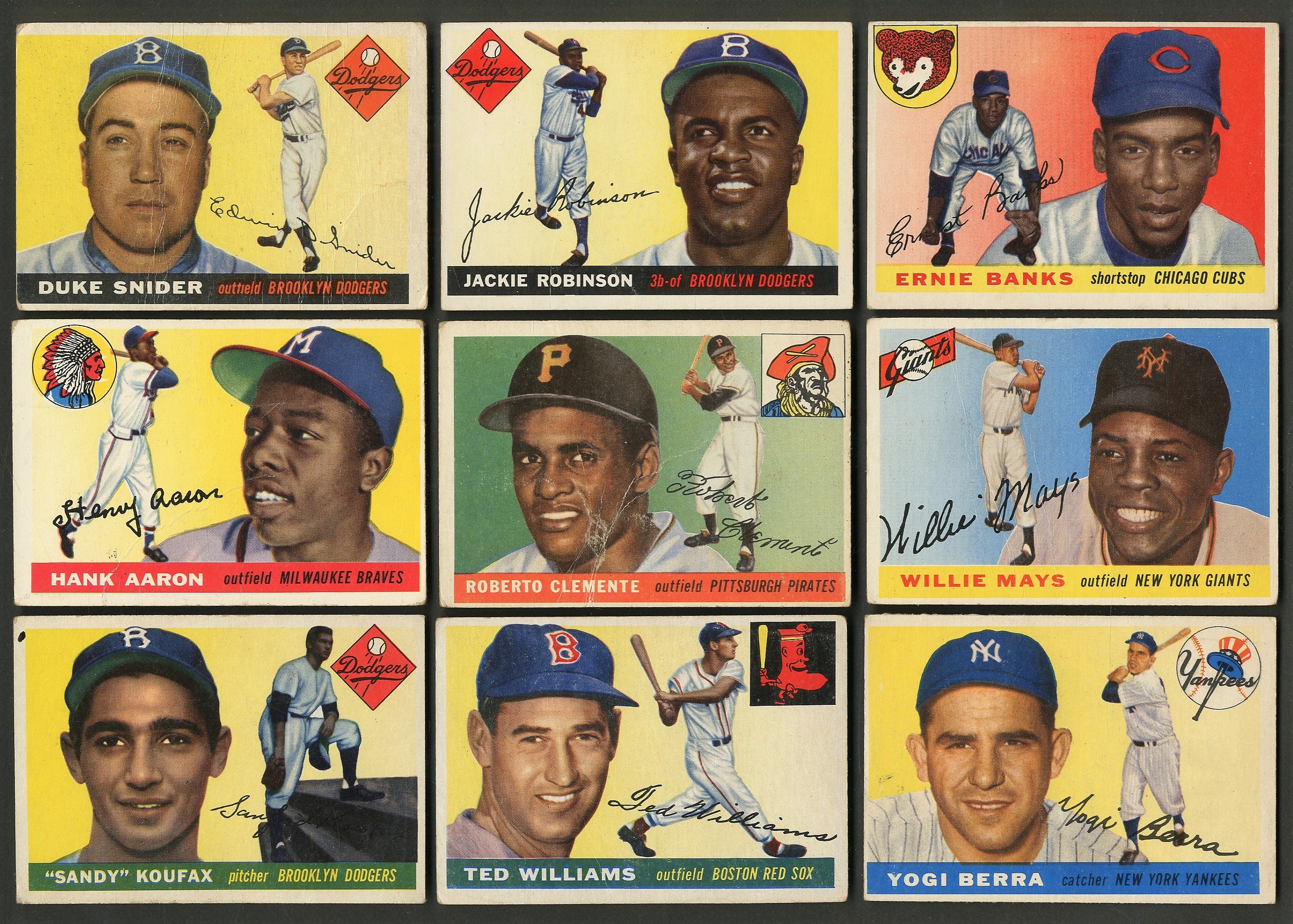 Baseball and Trading Cards - 1955 Topps Complete Set (206)