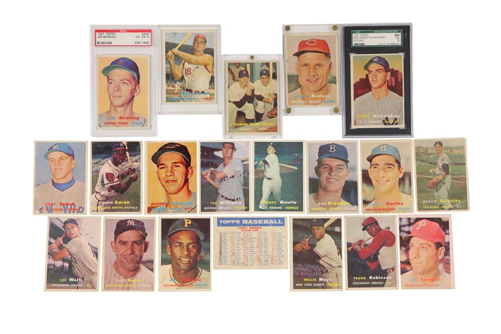 Baseball and Trading Cards - 1957 Topps Complete Set with SGC Graded