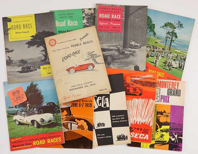 Olympics and All Sports - 1950s-60s Pebble Beach SCCA Road Race Program Near Complete Run