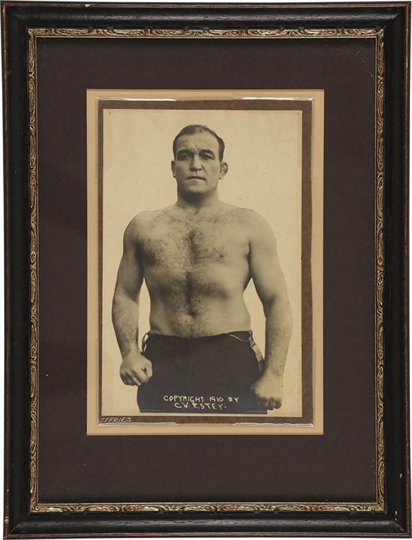 Muhammad Ali & Boxing - 1910 Jim Jeffries Photograph by C.V. Estey
