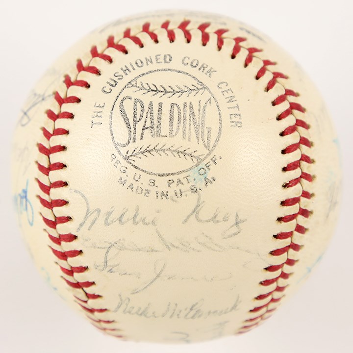 1962 National League Champion San Francisco Giants Team Signed Baseball (JSA)