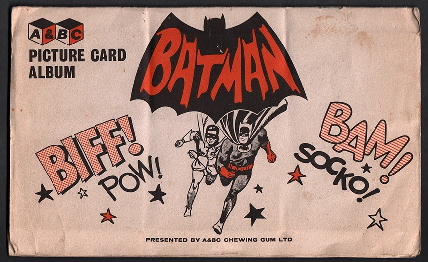 Rock And Pop Culture - 1966 A&BC Batman "Picture Card Album" with Complete Set (66)