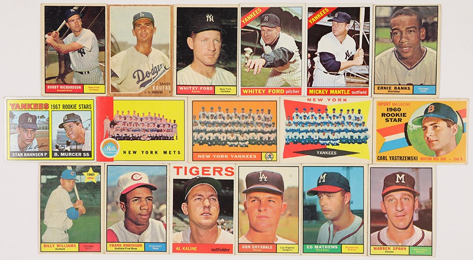 Baseball and Trading Cards - 1960s Topps Baseball Cards Including Stars (79)