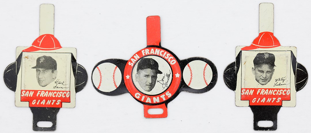 Baseball Memorabilia - Armour Baseball Tabs San Francisco Giants (3)