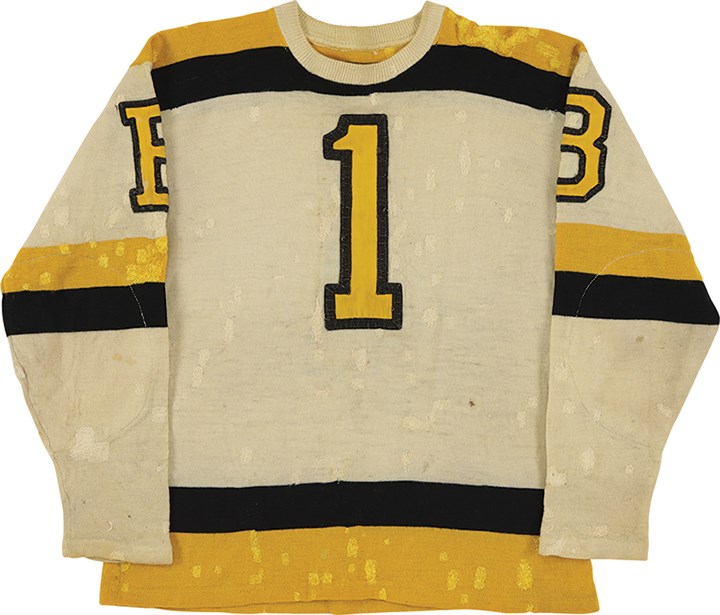 1940-41 Frank Brimsek Boston Bruins Game Worn Jersey