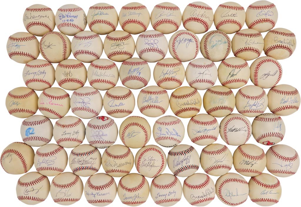 The In-Person Autographs Of Steve K - In-Person Signed Baseballs from Steve K. (115+)