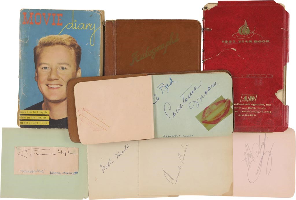 The In-Person Autographs Of Steve K - 1940s Autograph Books from Count Basie to NFL HOFers (197 sigs)