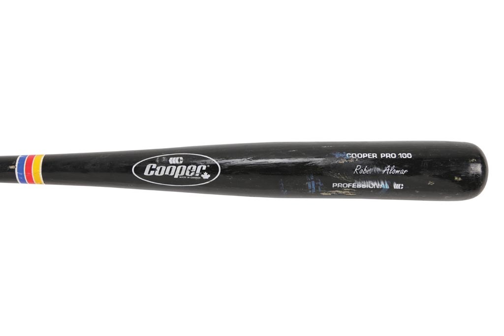 Baseball Equipment - 1990s Roberto Alomar Game Used Bat
