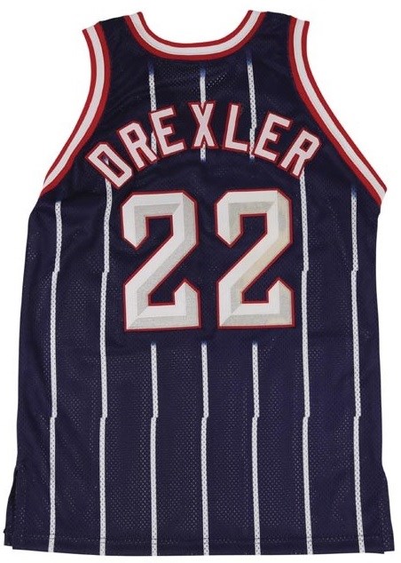 1997-98 Clyde Drexler Game Worn Jersey (LOA)