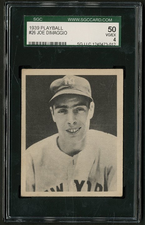 Baseball and Trading Cards - 1939 Playball #26 Joe DiMaggio SGC 50 VG/EX 4