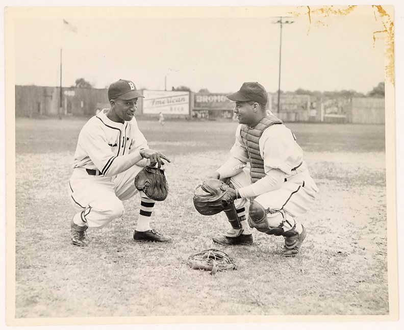 - Circa 1939 Roy Campanella & Eggy Clark Baltimore Elite Giants Photo