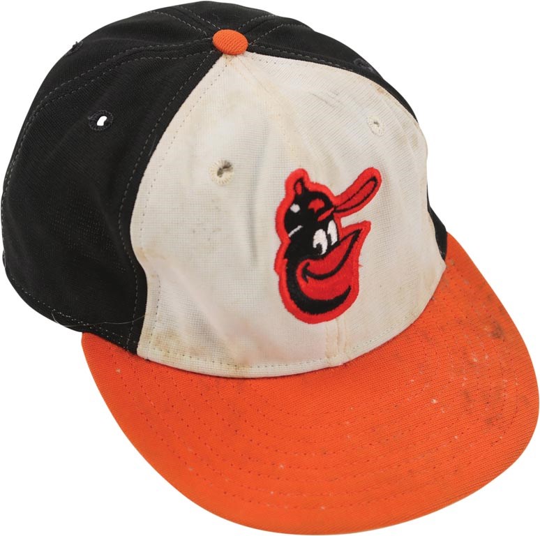 Baseball Equipment - Circa 1983 Eddie Murray Baltimore Orioles Game Worn Hat