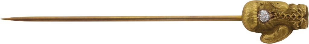1916 Harry Greb Gold & Diamond Presentation Stick Pin