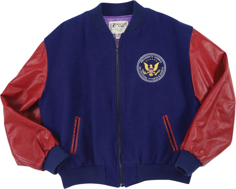 Rock And Pop Culture - Presidential Jacket Given to George H.W Bush by Arnold Schwarzenegger - Outstanding Provenance