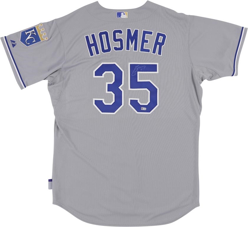 Baseball Equipment - Eric Hosmer Signed Game Worn Jersey