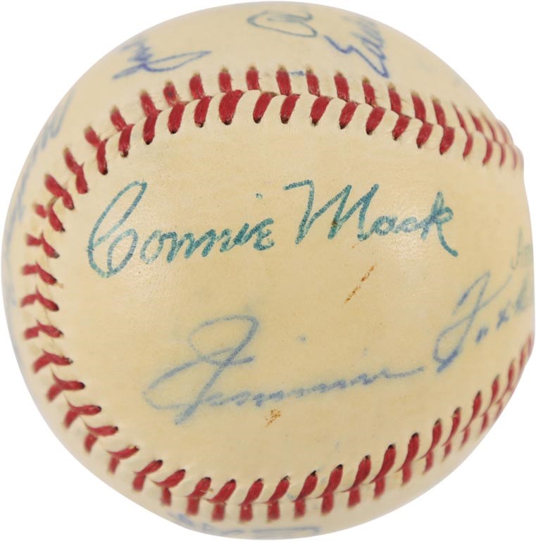 The Eddie Rommel Collection - Philadelphia Athletics Greats Signed Baseball